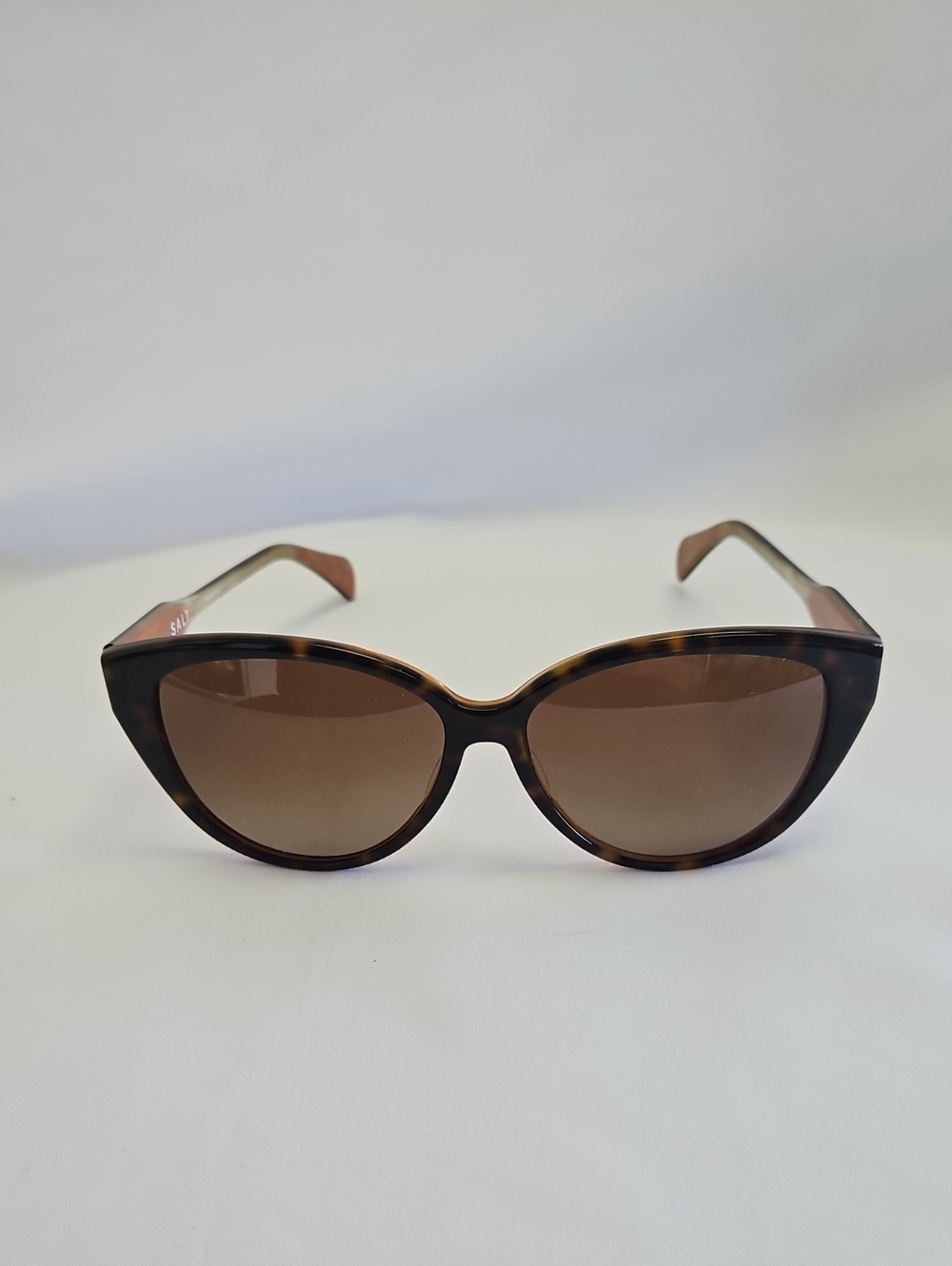 SALT Optics Cat Eye Sunglasses Brown Tortoise Acetate Designer UV Protection